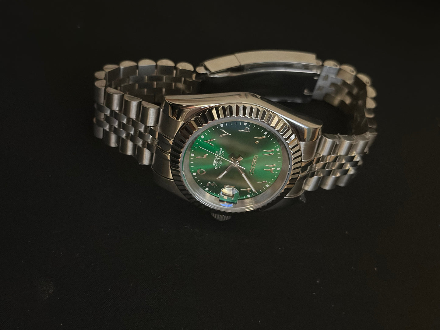 SeikoJust - Royal Green Arabic Dial