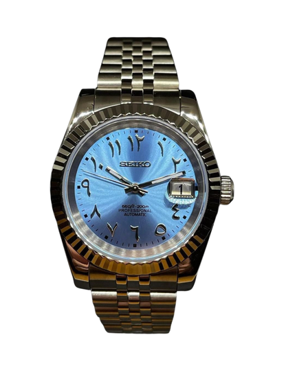 SeikoJust - Baby Blue Arabic Dial
